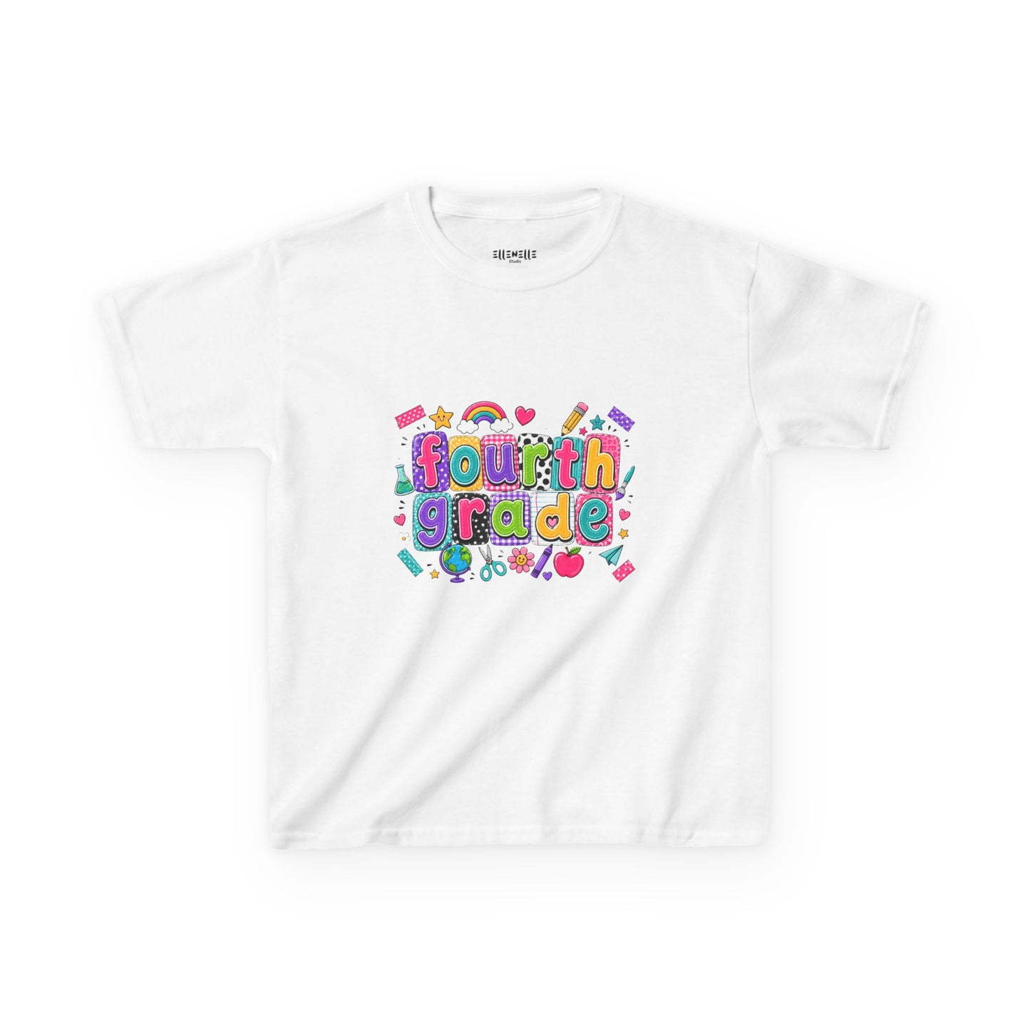 Fourth Grade T‑Shirt — Bright Back-to-School Tee