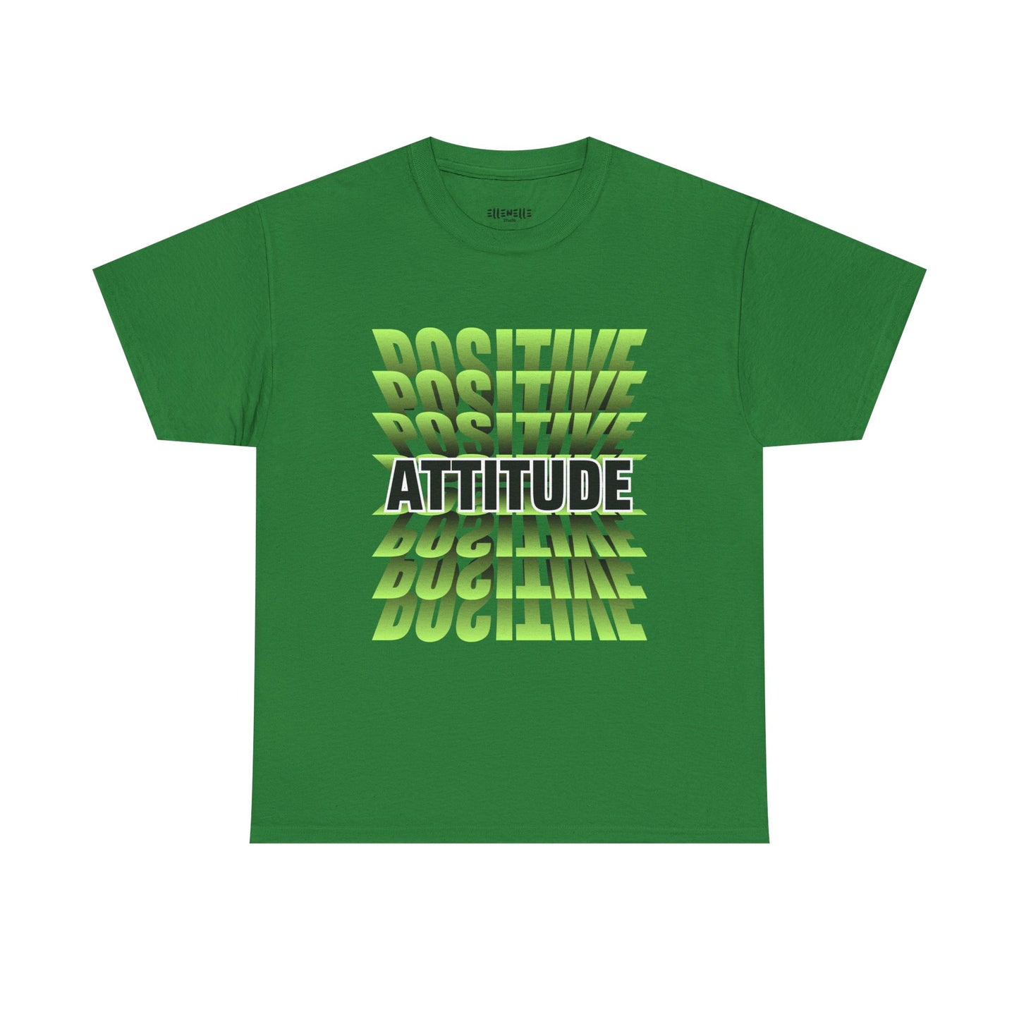 Positive Attitude Empowering Unisex Heavy Cotton Tee, Self-Love T-Shirt, Affirmation Apparel, Gift for Friends, Motivational Clothing