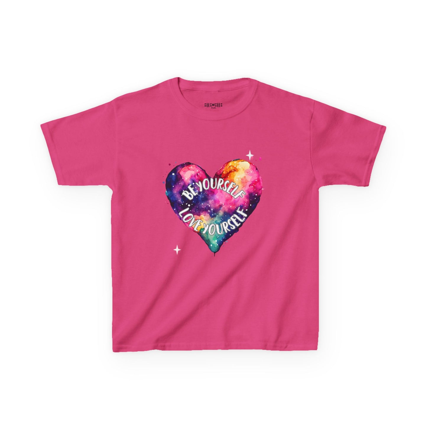 Be Yourself Love Yourself Motivational Kids T-Shirt, Positive Affirmation Shirt, Gift for Children, Encouraging Apparel