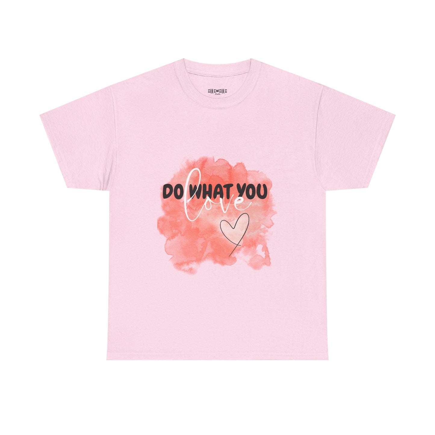 Do What You Love Empowering Unisex Heavy Cotton Tee, Self-Love T-Shirt, Affirmation Apparel, Gift for Friends, Motivational Clothing
