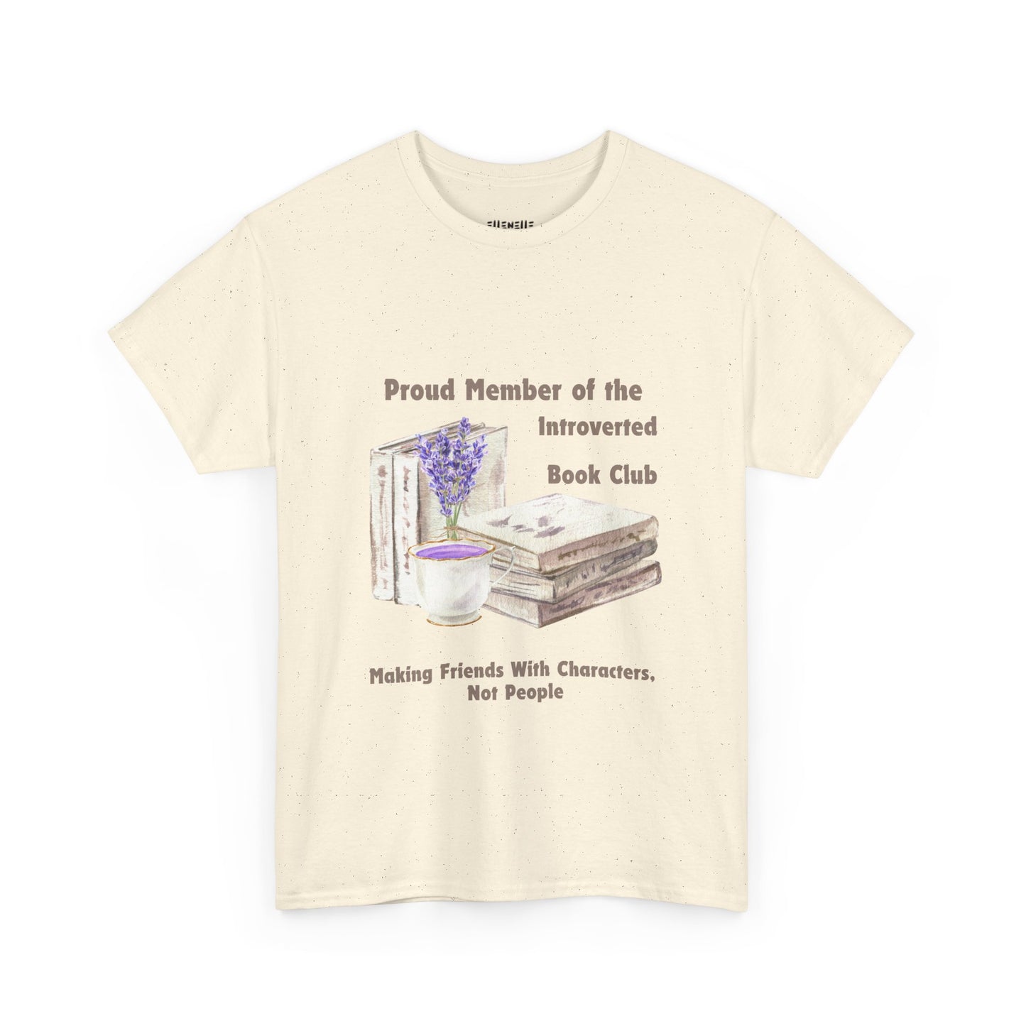 Introverted Book Club, Book-lover, Unisex Tee