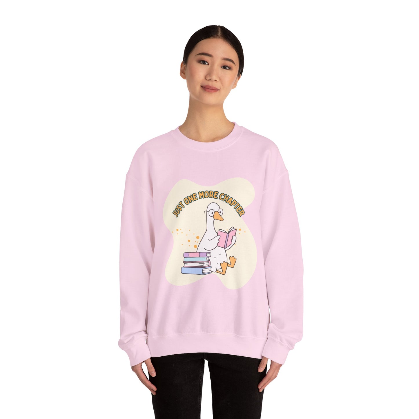 Just One More Chapter Sweatshirt, Perfect Gift for Book Lovers, Literary Apparel, Cozy Reading Gift, Cute Bookworm Crewneck