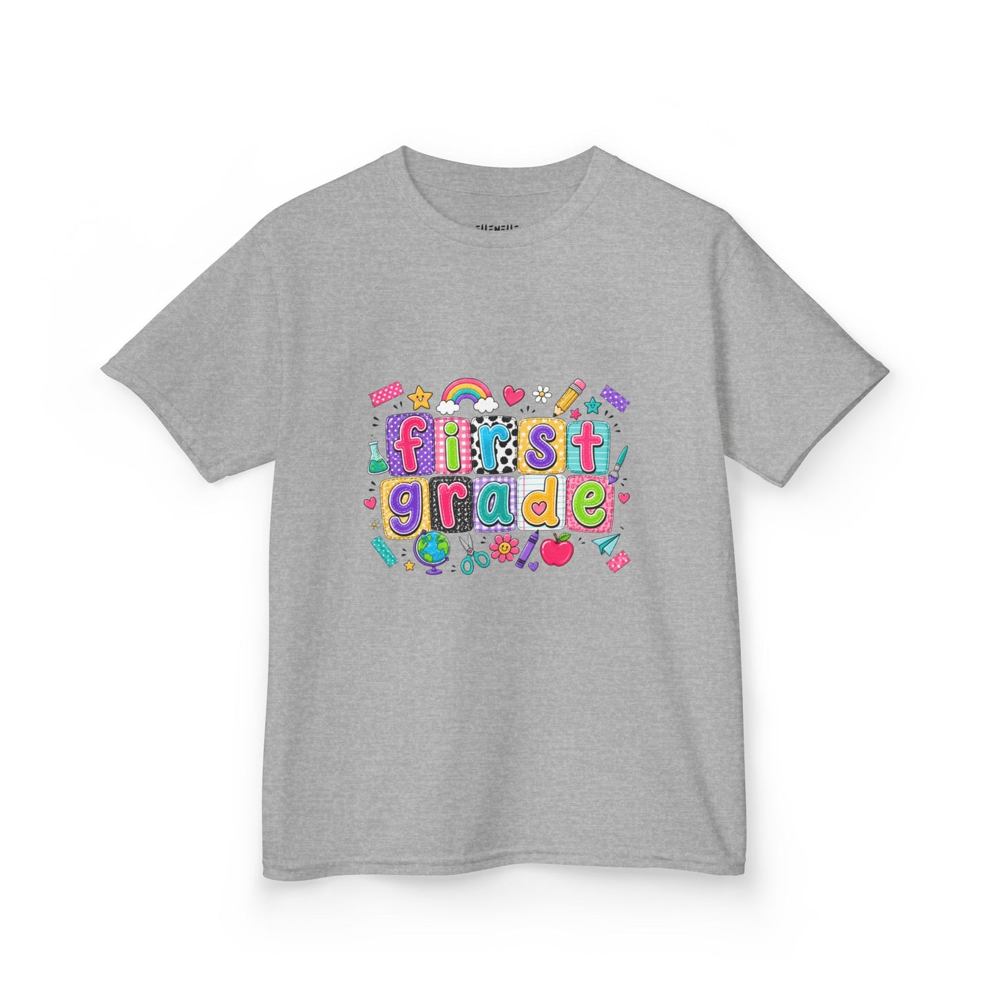 First Grade T‑Shirt — Bright Back-to-School Tee