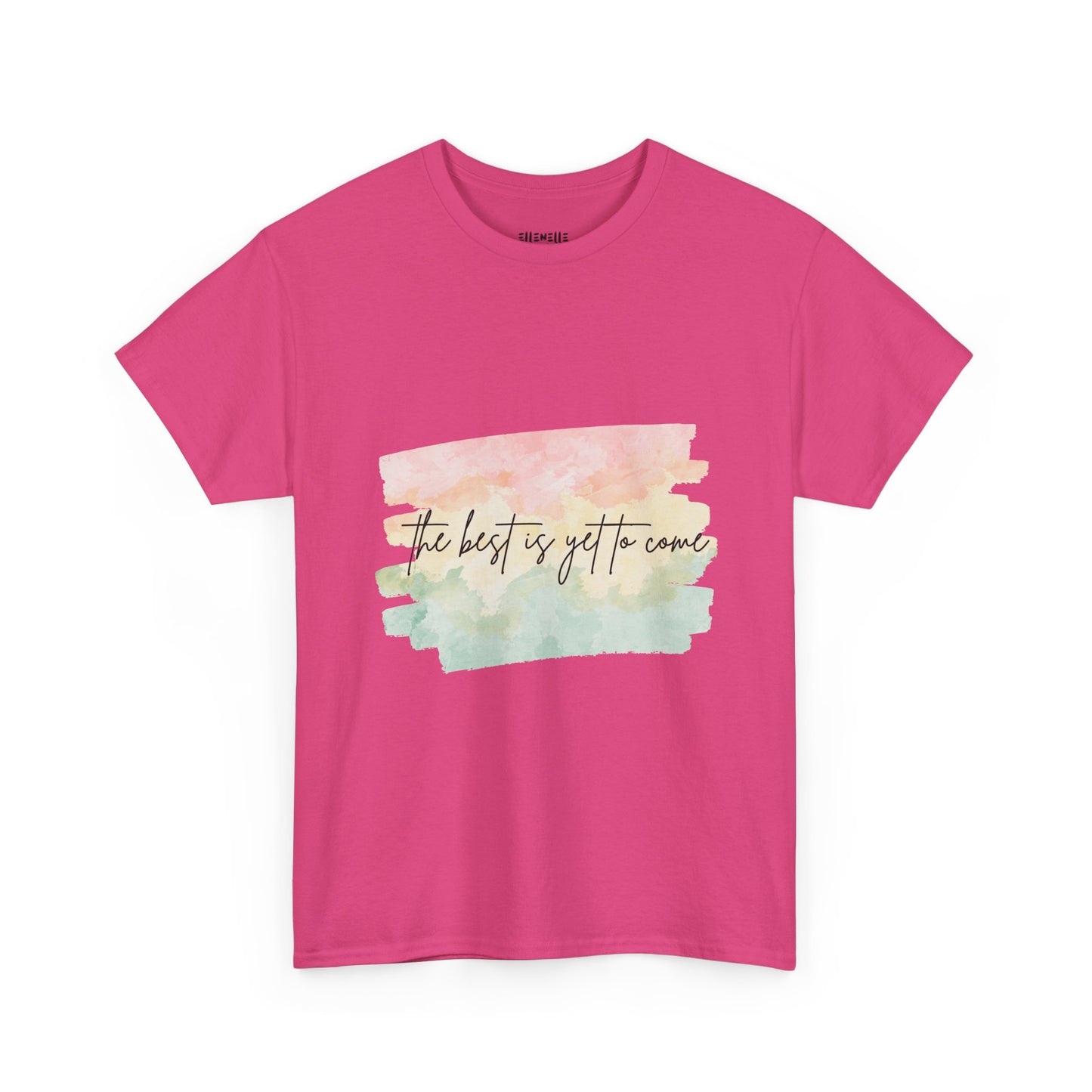 The Best Is Yet To Come Empowering Unisex Heavy Cotton Tee, Self-Love T-Shirt, Affirmation Apparel, Gift for Friends, Motivational Clothing