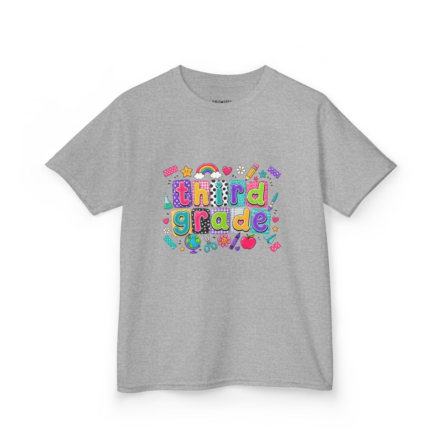 Third Grade T‑Shirt — Bright Back-to-School Tee