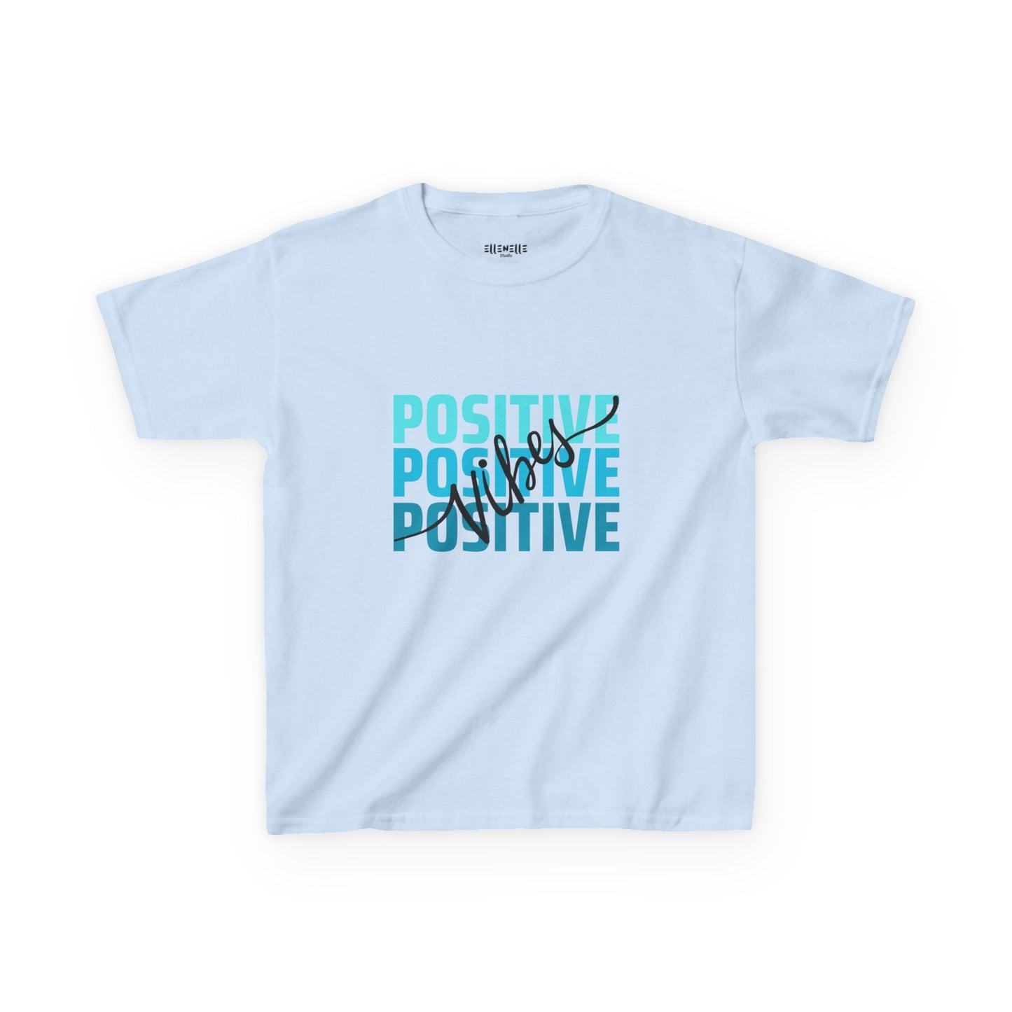 Positive Vibes Motivational Kids T-Shirt, Positive Affirmation Shirt, Gift for Children, Encouraging Apparel