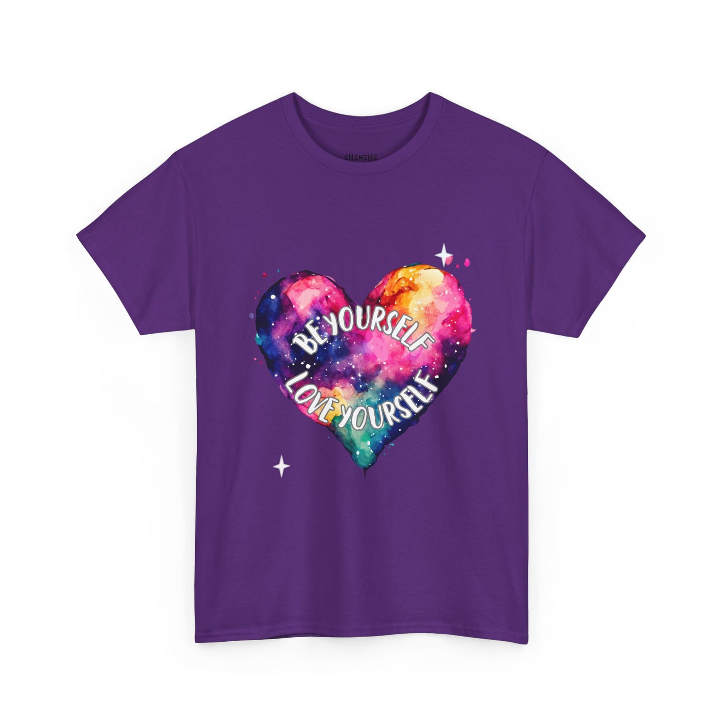 Be Yourself Love Yourself Empowering Unisex Heavy Cotton Tee, Self-Love T-Shirt, Affirmation Apparel, Gift for Friends, Motivational Clothing