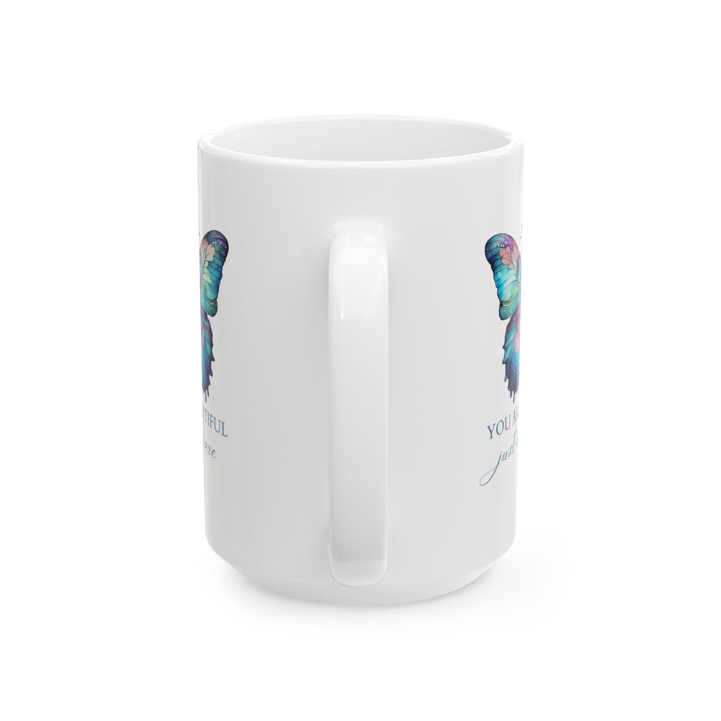 You Are  Beautiful Inspirational Ceramic Mug, 11oz and 15oz Coffee Cup for Motivation, Great Gift for Friends, Birthday, Self-Care, Office Decor, [...]