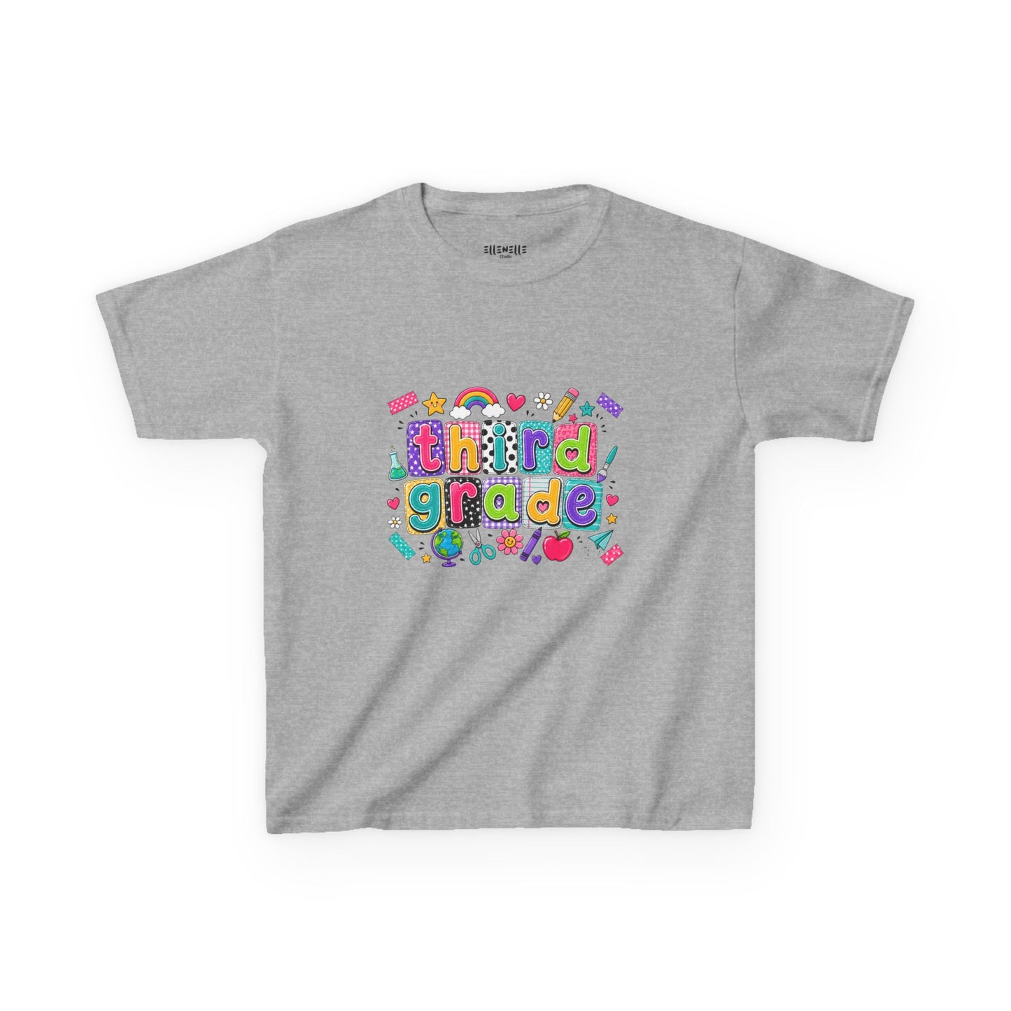 Third Grade T‑Shirt — Bright Back-to-School Tee