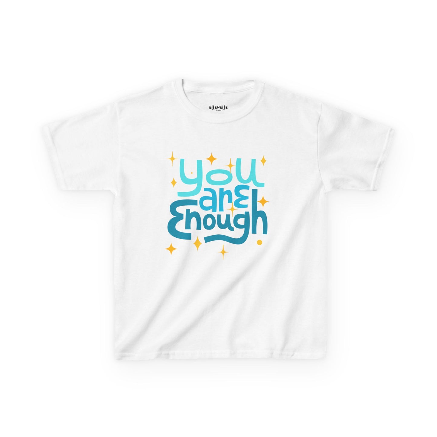 You Are Enough, Motivational Kids T-Shirt, Positive Affirmation Shirt, Gift for Children, Encouraging Apparel