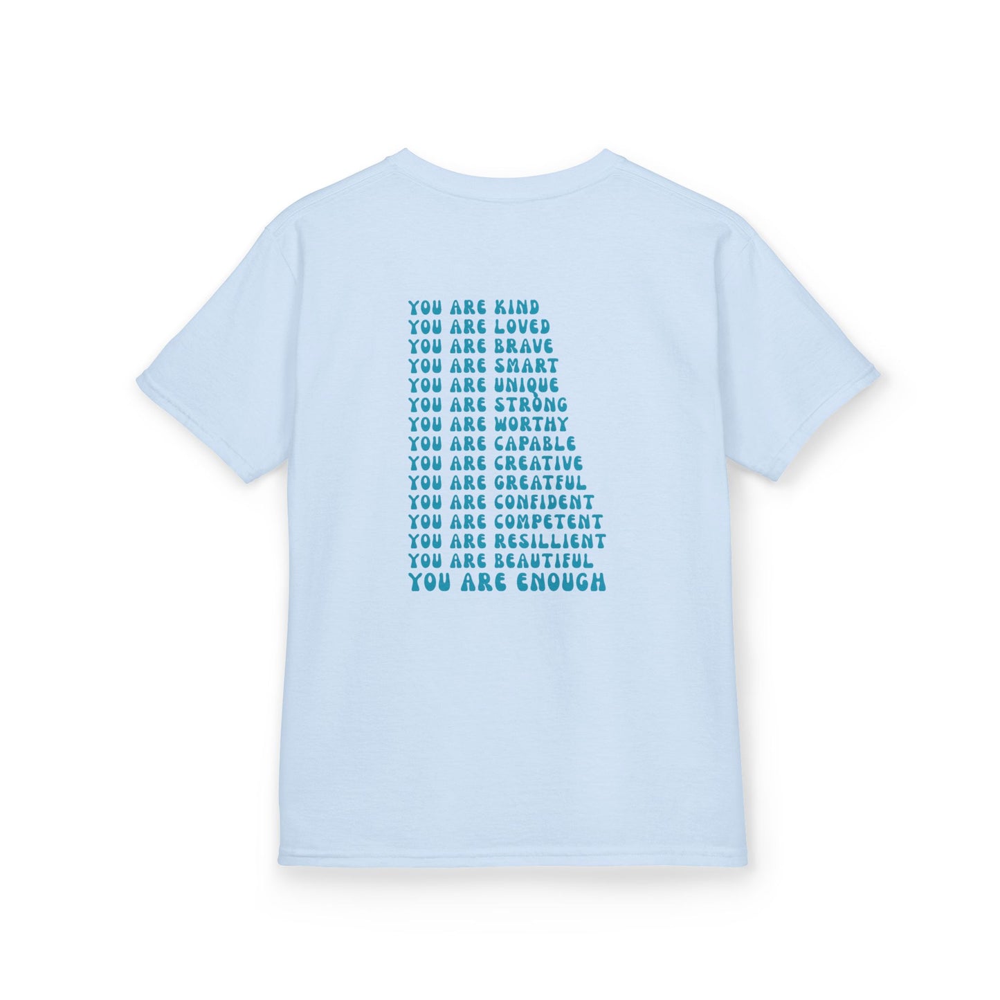 You Are Enough, Motivational Kids T-Shirt, Positive Affirmation Shirt, Gift for Children, Encouraging Apparel