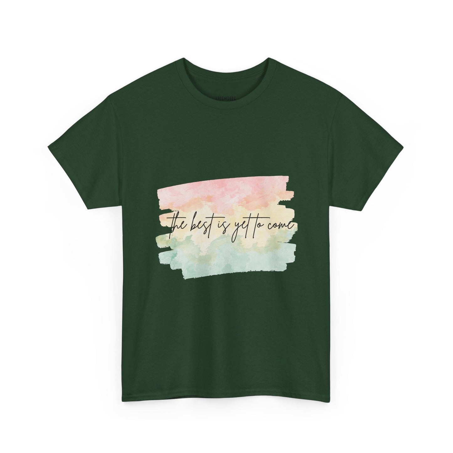 The Best Is Yet To Come Empowering Unisex Heavy Cotton Tee, Self-Love T-Shirt, Affirmation Apparel, Gift for Friends, Motivational Clothing