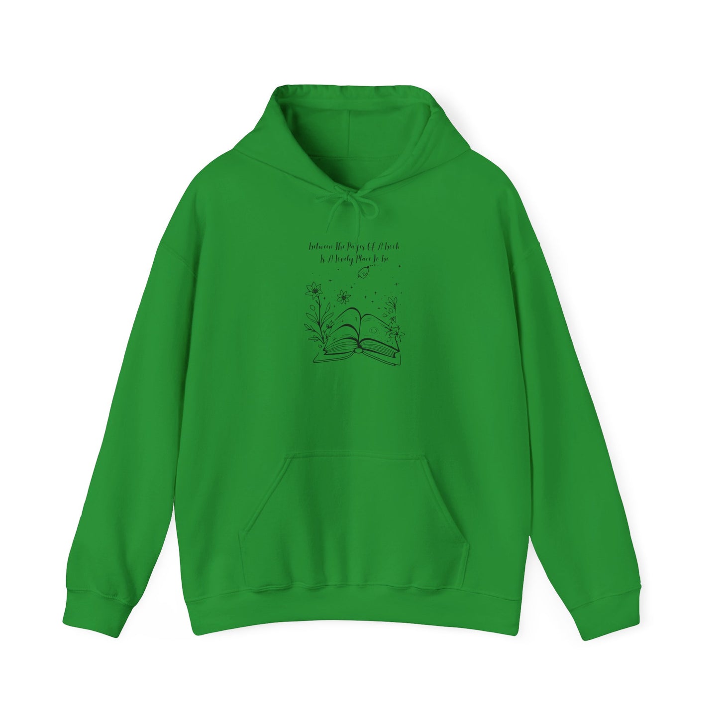 Between the Pages of a Book... Unisex Hooded Sweatshirt with Library Design, Cozy Literature Hoodie for Book Lovers, Perfect Gift for Readers, Literary [...]