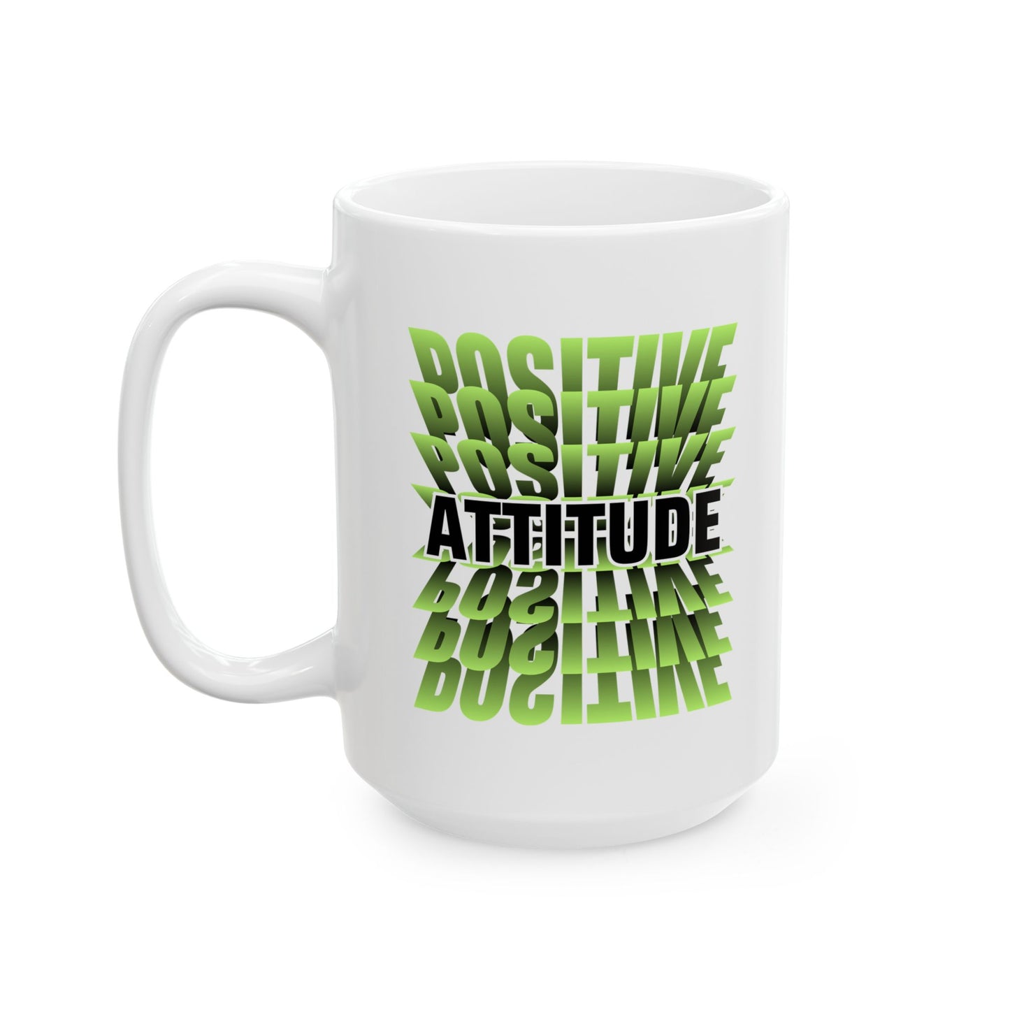 Positive Attitude Inspirational Ceramic Mug, 11oz and 15oz Coffee Cup for Motivation, Great Gift for Friends, Birthday, Self-Care, Office Decor, [...]