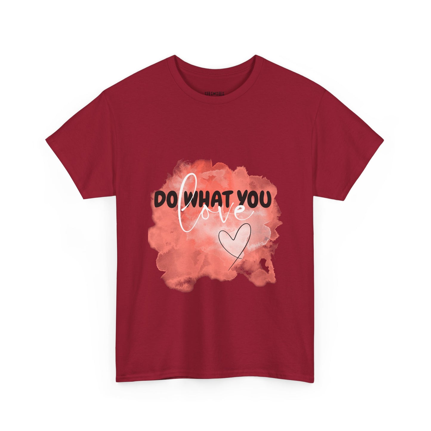 Do What You Love Empowering Unisex Heavy Cotton Tee, Self-Love T-Shirt, Affirmation Apparel, Gift for Friends, Motivational Clothing