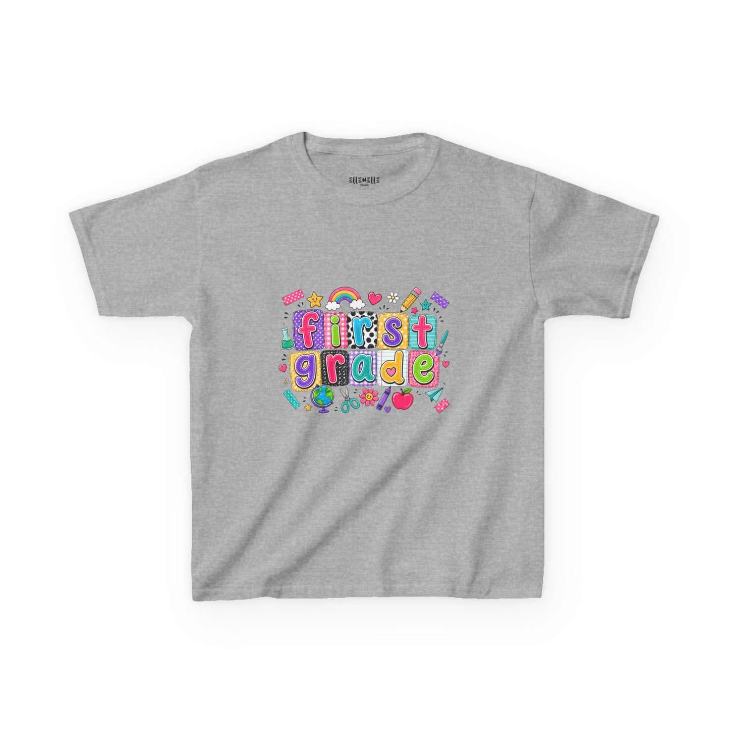 First Grade T‑Shirt — Bright Back-to-School Tee