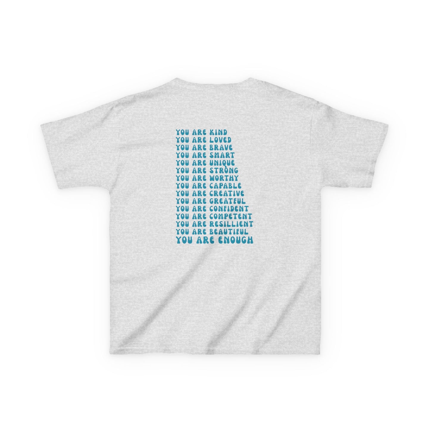 You Are Enough, Motivational Kids T-Shirt, Positive Affirmation Shirt, Gift for Children, Encouraging Apparel