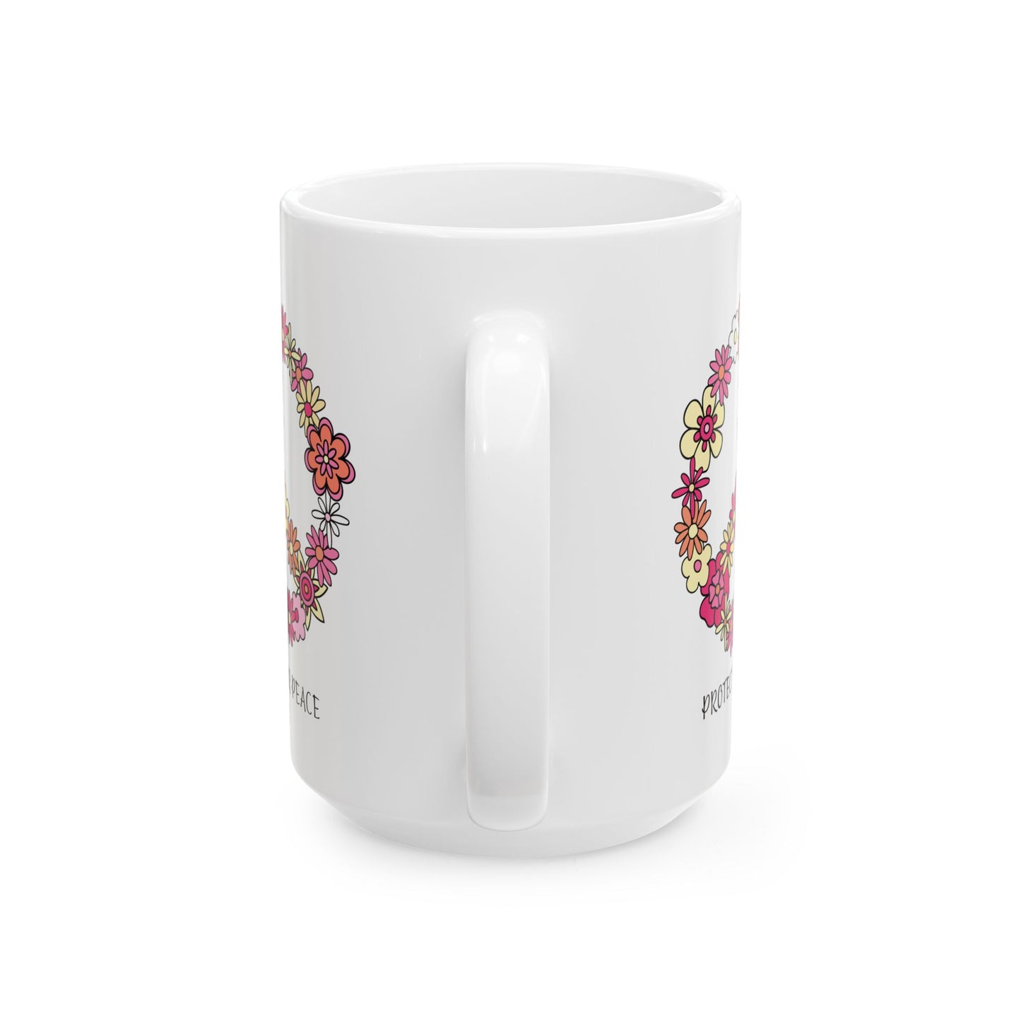 Protect Your Peace Inspirational Ceramic Mug, 11oz and 15oz Coffee Cup for Motivation, Great Gift for Friends, Birthday, Self-Care, Office Decor, [...]