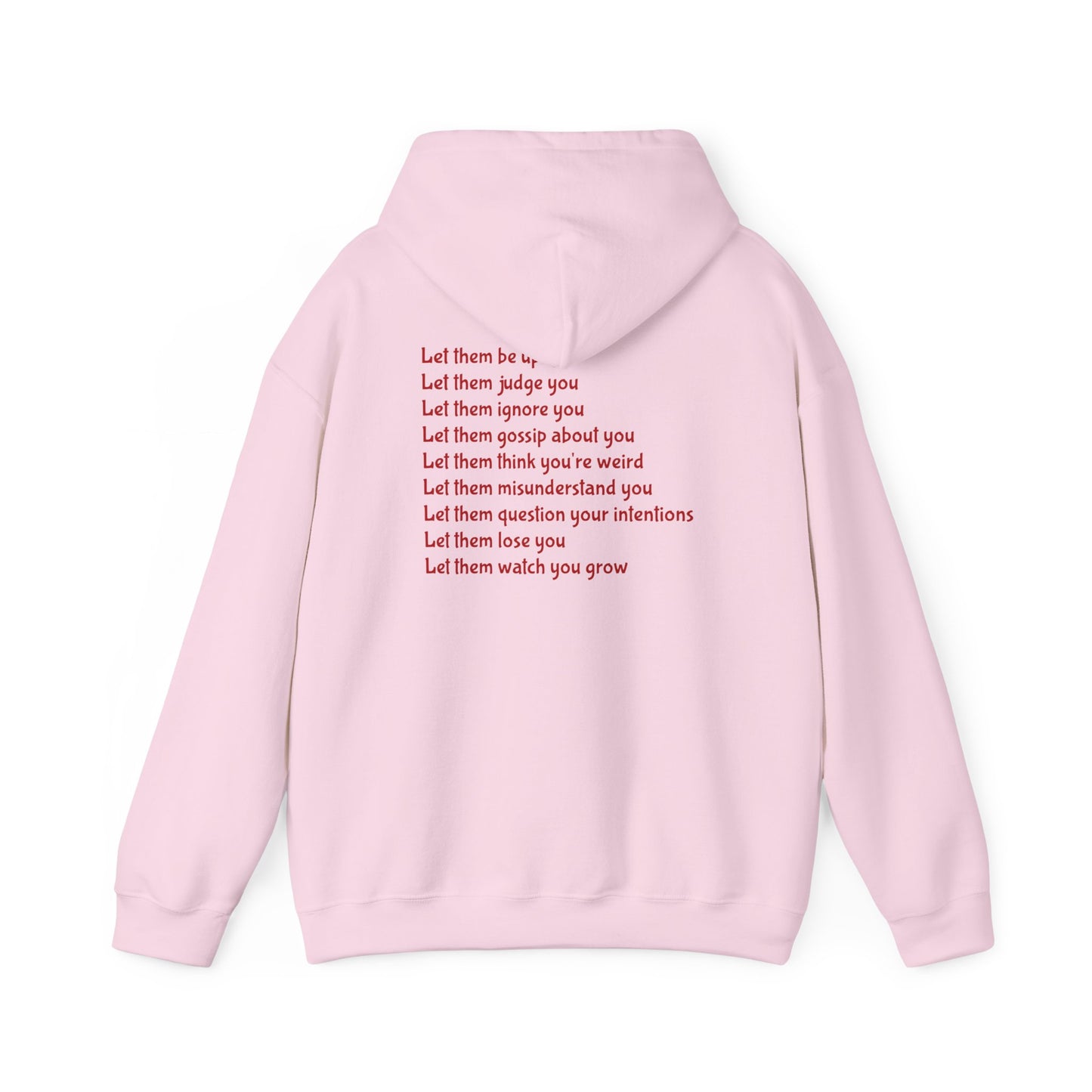 Let Them Motivational Hoodie, Unisex Sweatshirt, Casual Comfort Wear, Gift for Teens, Inspirational Clothing, Everyday Hoodie