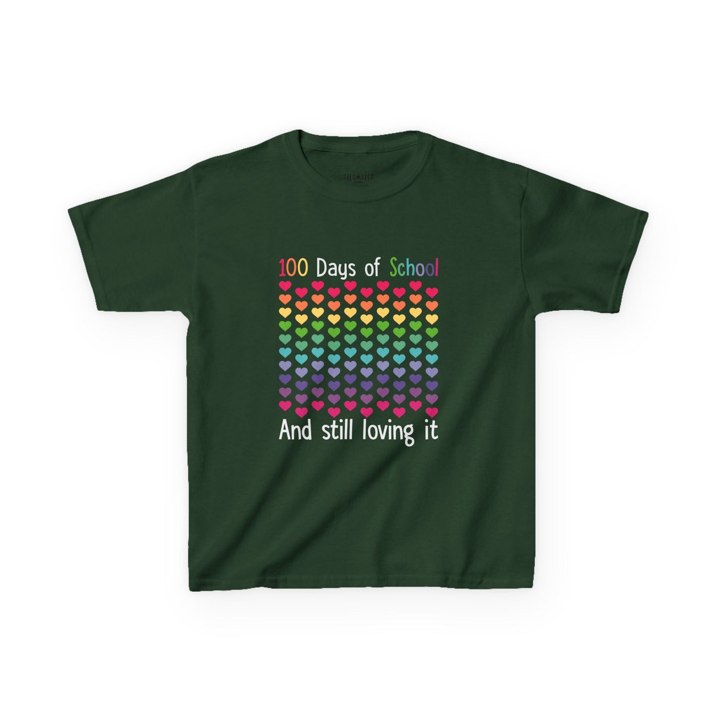 Hearts 100 Days of School Celebration Shirt