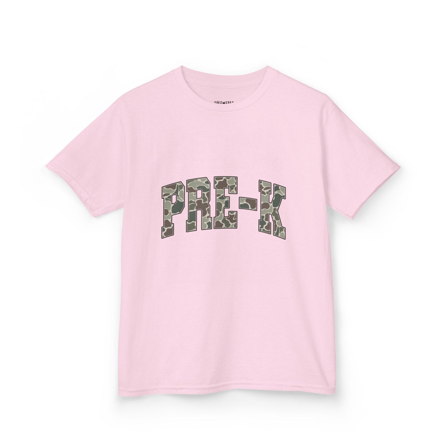 Camo PreK T‑Shirt — Neutral Back-to-School Tee