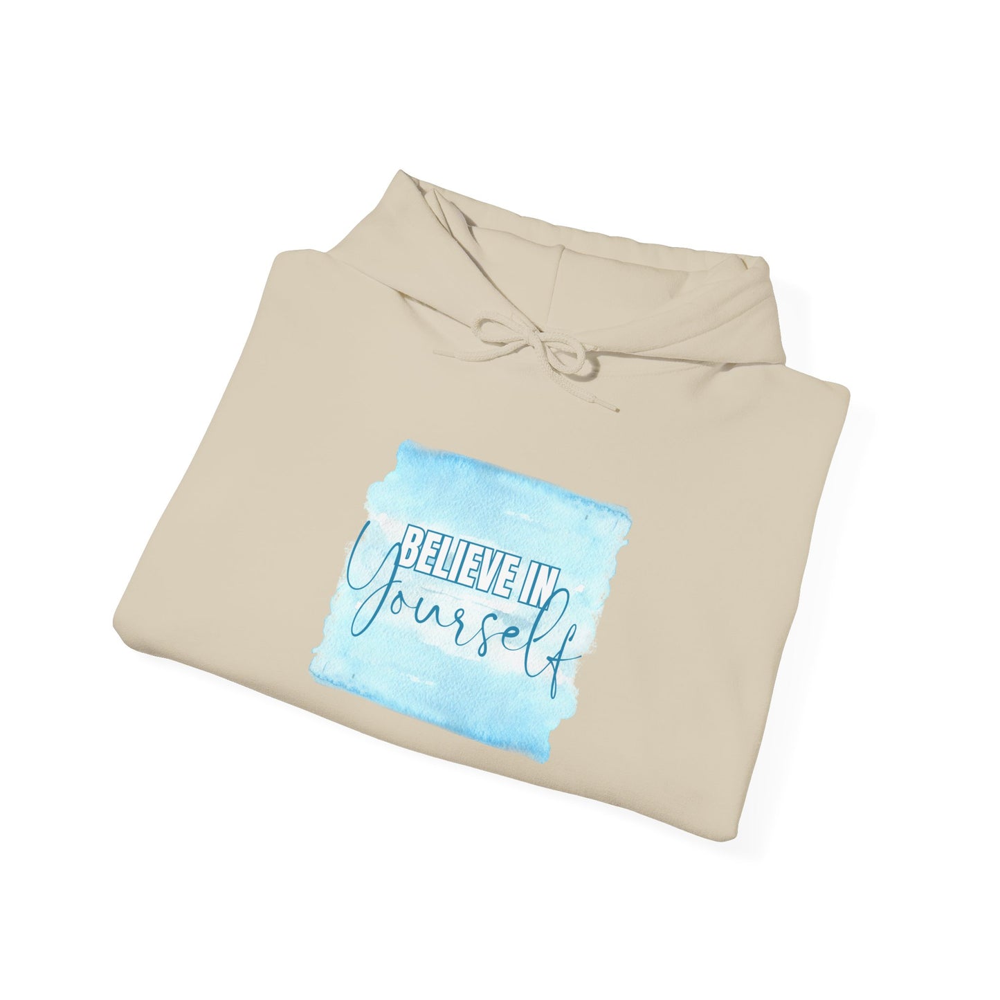 Believe in Yourself Motivational Hoodie, Unisex Sweatshirt, Casual Comfort Wear, Gift for Teens, Inspirational Clothing, Everyday Hoodie
