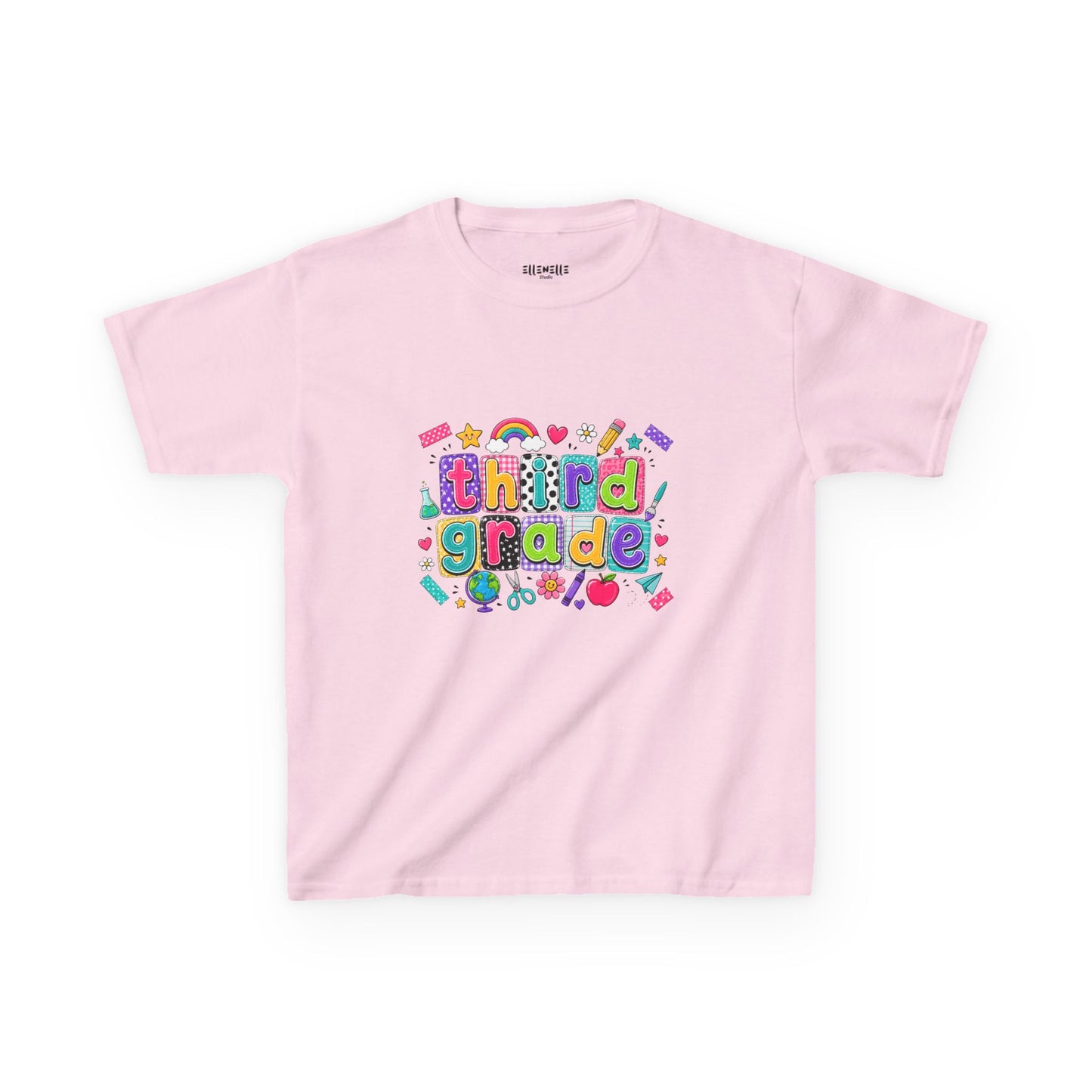 Third Grade T‑Shirt — Bright Back-to-School Tee