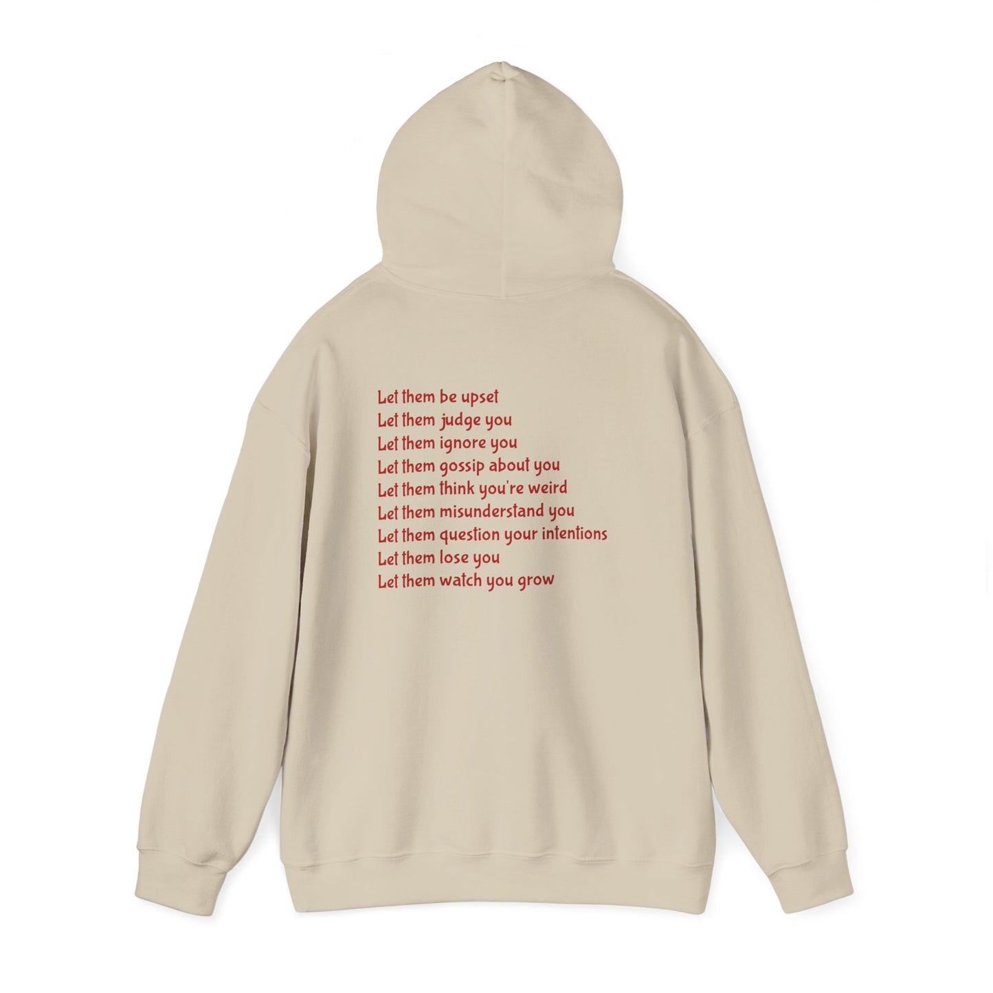 Let Them Motivational Hoodie, Unisex Sweatshirt, Casual Comfort Wear, Gift for Teens, Inspirational Clothing, Everyday Hoodie