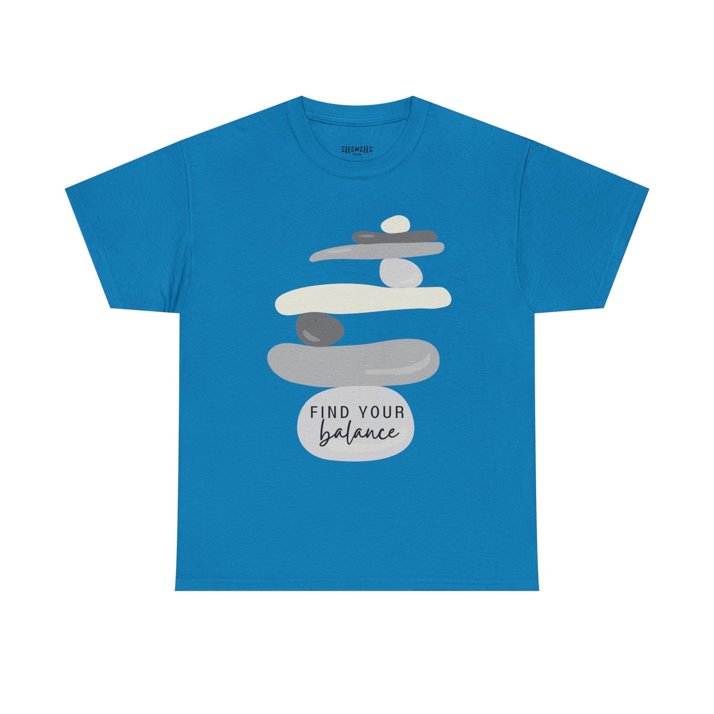 Find Your Balance Empowering Unisex Heavy Cotton Tee, Self-Love T-Shirt, Affirmation Apparel, Gift for Friends, Motivational Clothing