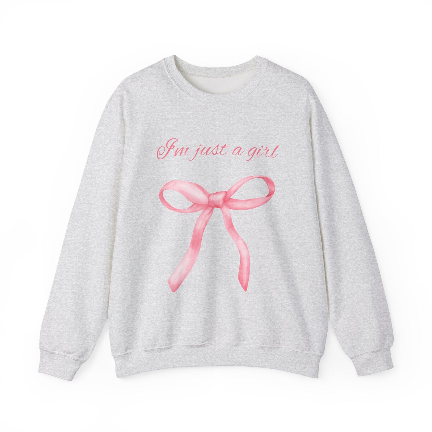 I'm Just A Girl Sweatshirt, Perfect Gift, Cozy Gift, Cute Crewneck