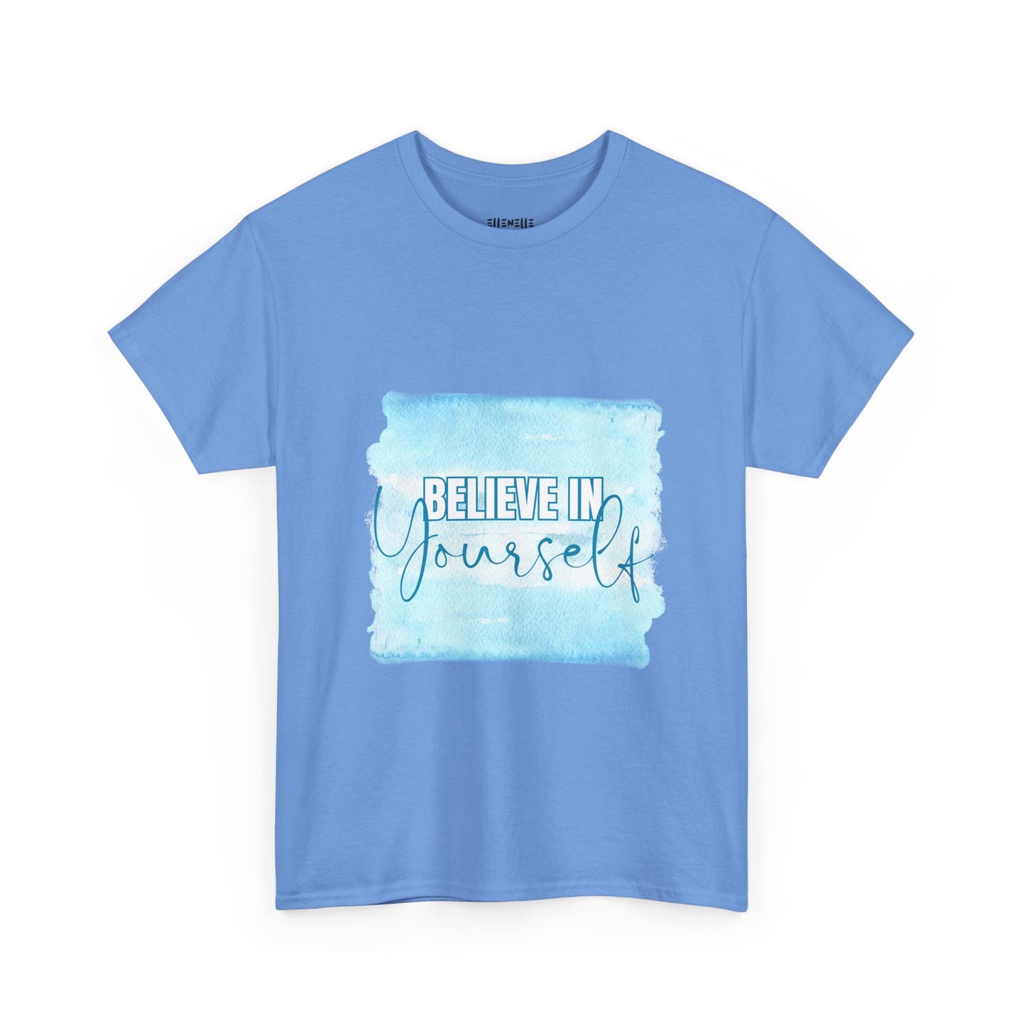 Believe in Yourself Empowering Unisex Heavy Cotton Tee, Self-Love T-Shirt, Affirmation Apparel, Gift for Friends, Motivational Clothing