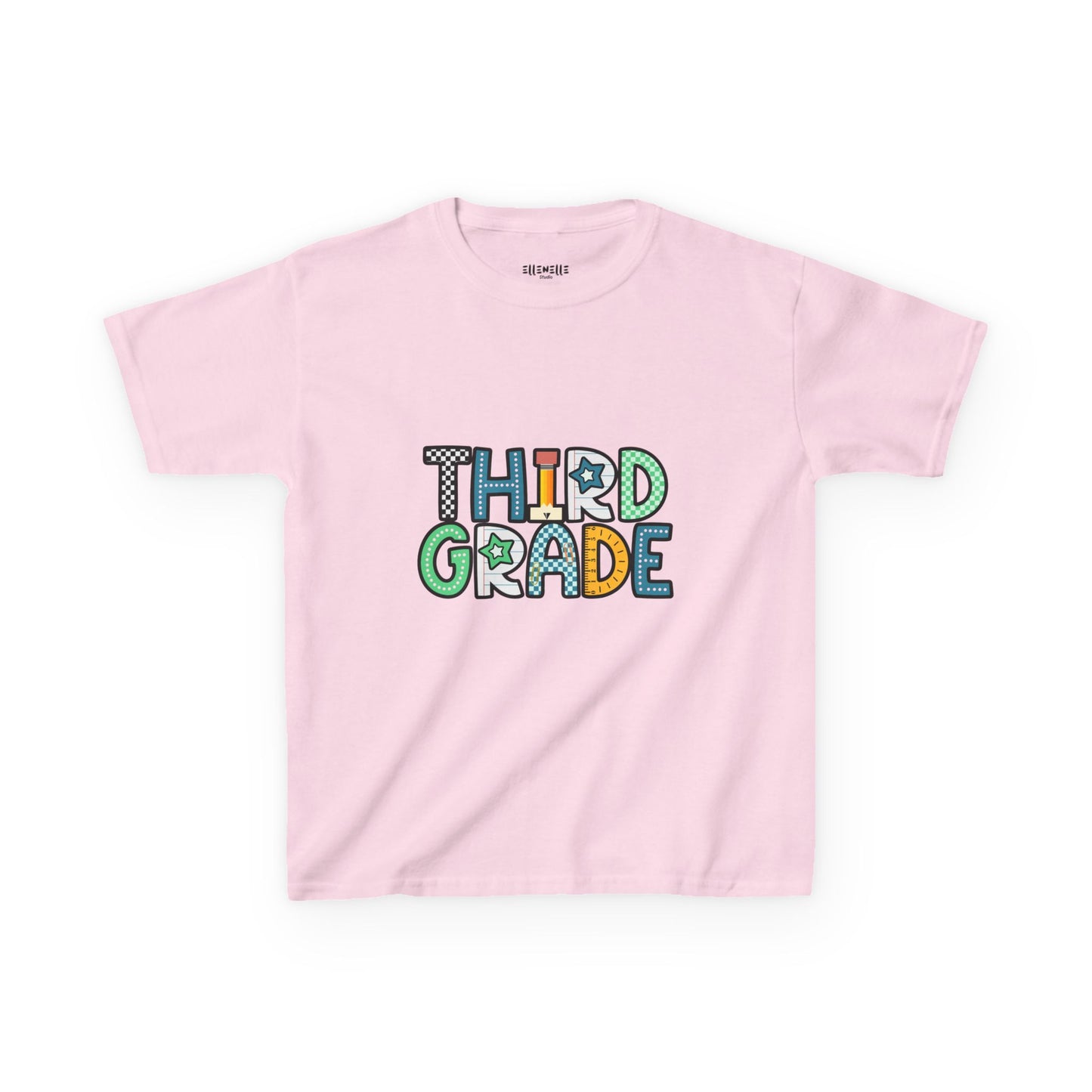 Third Grade T‑Shirt — Blue Back-to-School Tee