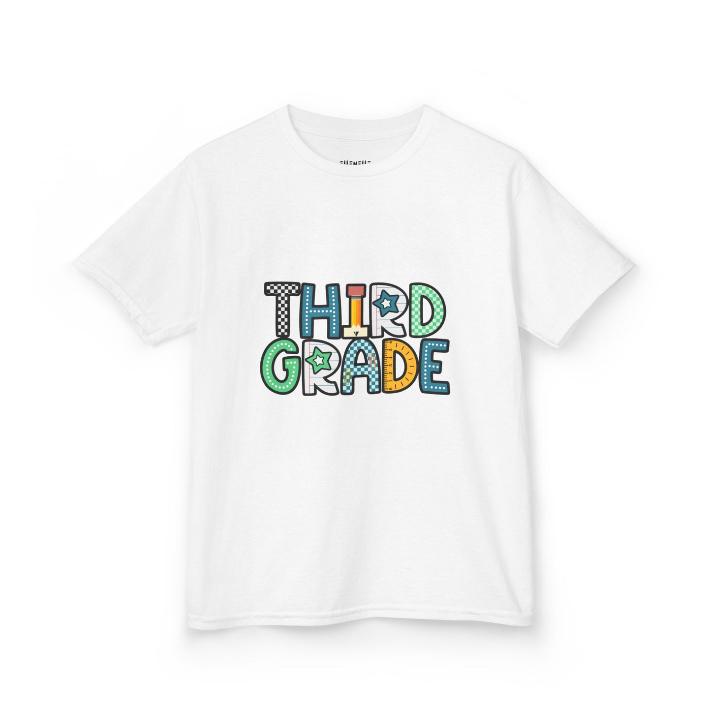 Third Grade T‑Shirt — Blue Back-to-School Tee