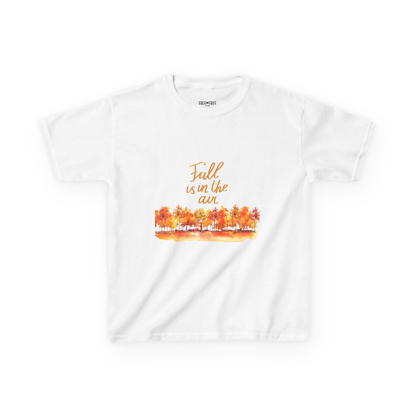 Fall is in the Air Cotton Tee, Autumn Tee, Fall Celebration T-Shirt