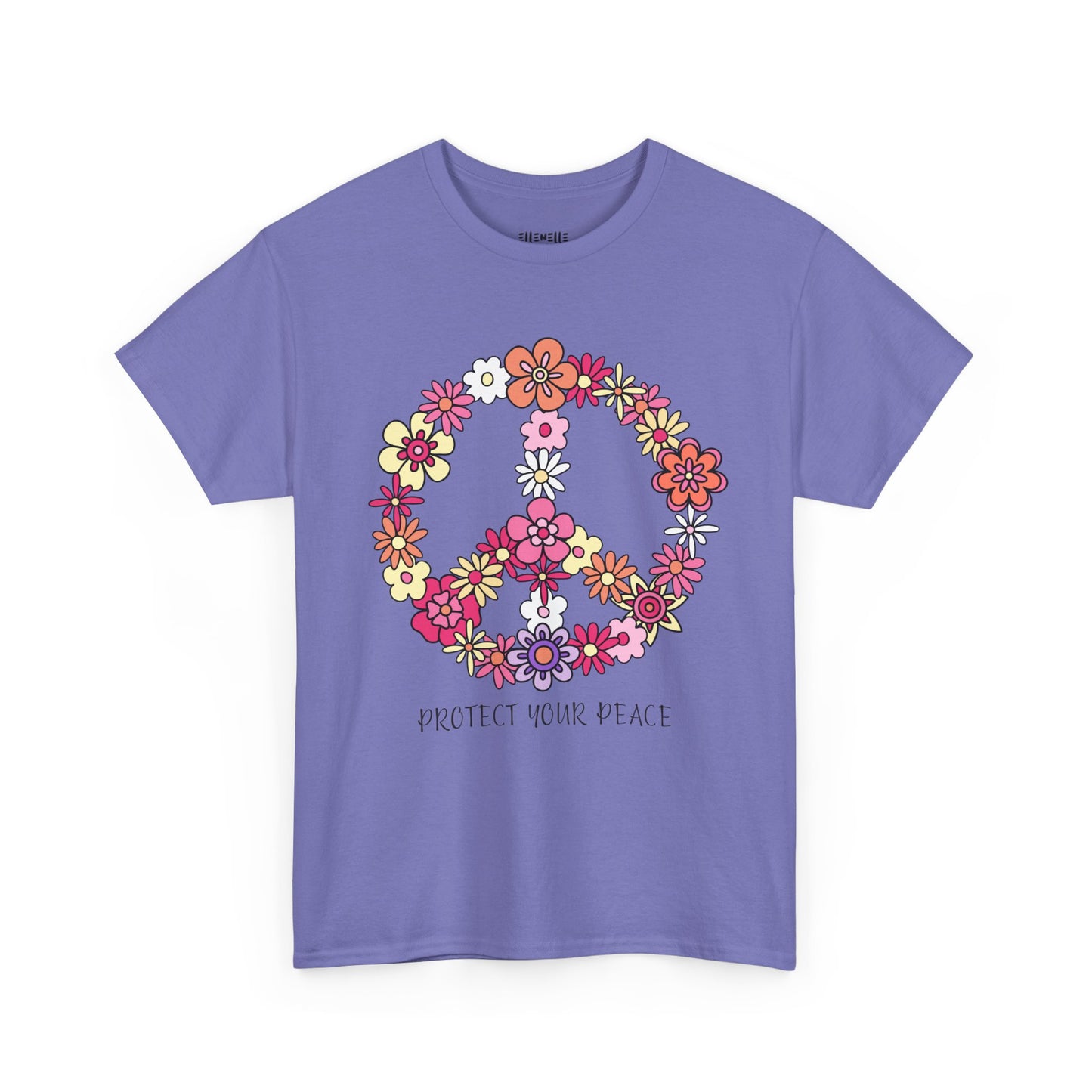 Protect Your Peace Empowering Unisex Heavy Cotton Tee, Self-Love T-Shirt, Affirmation Apparel, Gift for Friends, Motivational Clothing