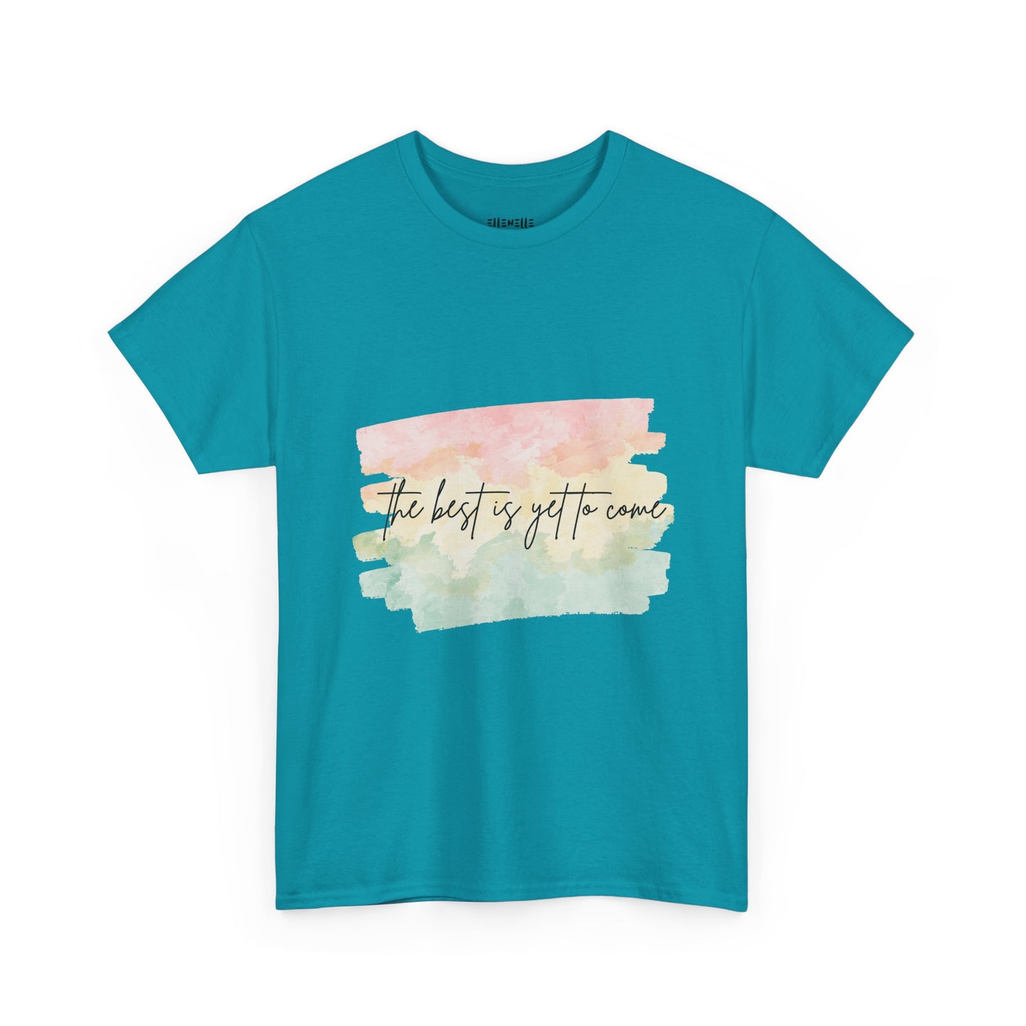 The Best Is Yet To Come Empowering Unisex Heavy Cotton Tee, Self-Love T-Shirt, Affirmation Apparel, Gift for Friends, Motivational Clothing