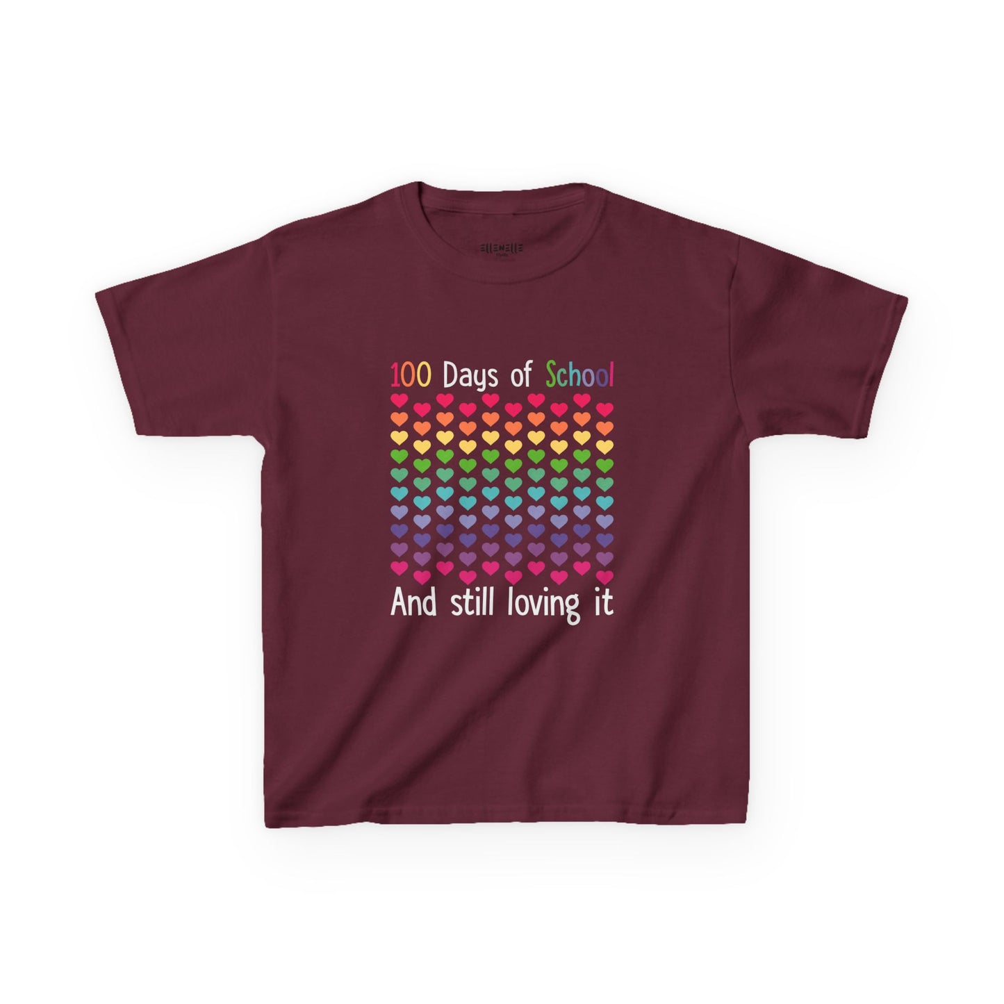 Hearts 100 Days of School Celebration Shirt