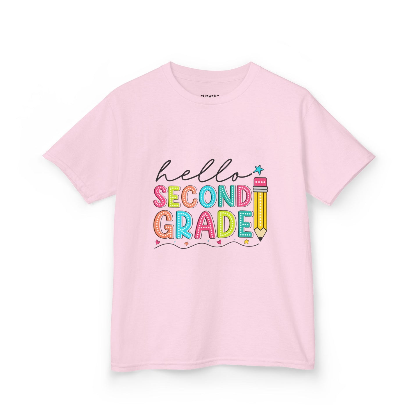 Hello Second Grade T‑Shirt — Bright Back-to-School Tee