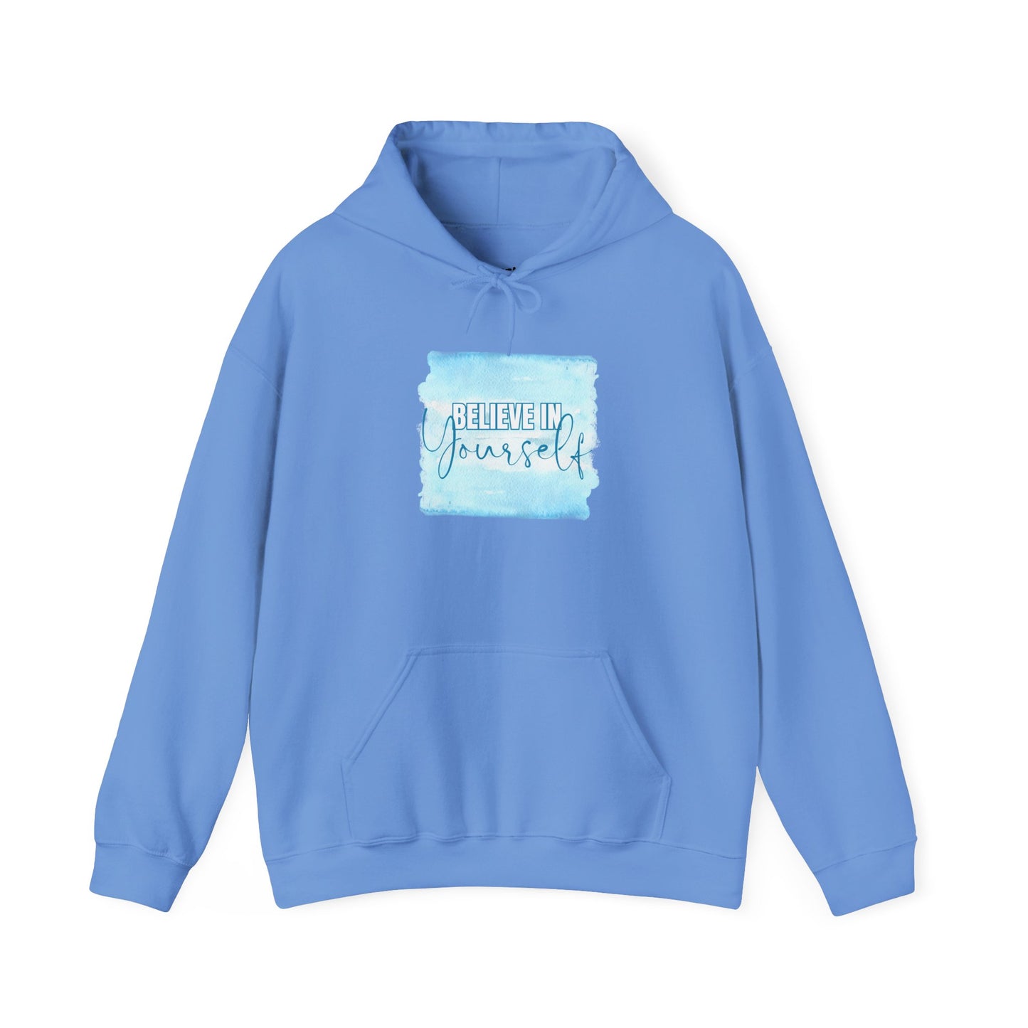 Believe in Yourself Motivational Hoodie, Unisex Sweatshirt, Casual Comfort Wear, Gift for Teens, Inspirational Clothing, Everyday Hoodie