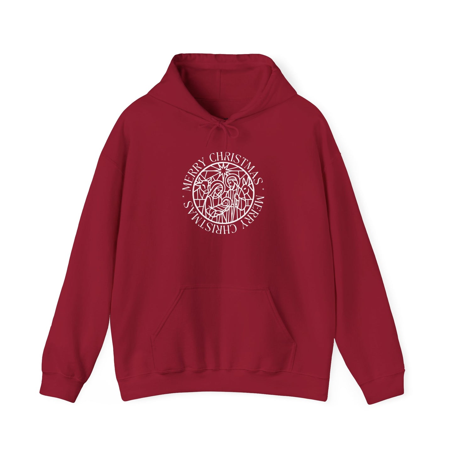 Nativity Unisex Hoodie - Merry Christmas Design