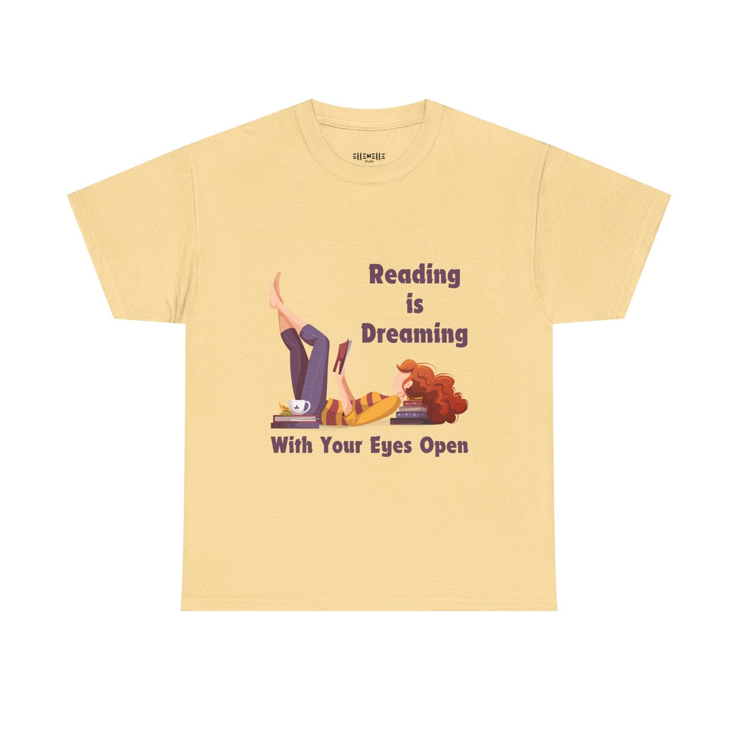 Reading is Dreaming With My Eyes Open... T-Shirt, Unisex Tee