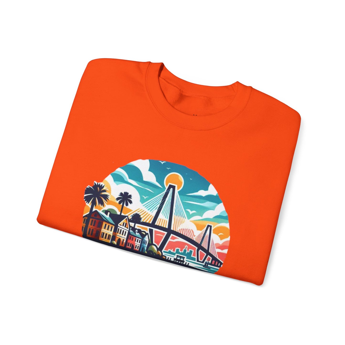 Charleston SC Sweatshirt, Cozy Crewneck, Charleston Gift, Travel Souvenir, Unisex Sweatshirt, Beach Vibes Apparel, Casual Wear