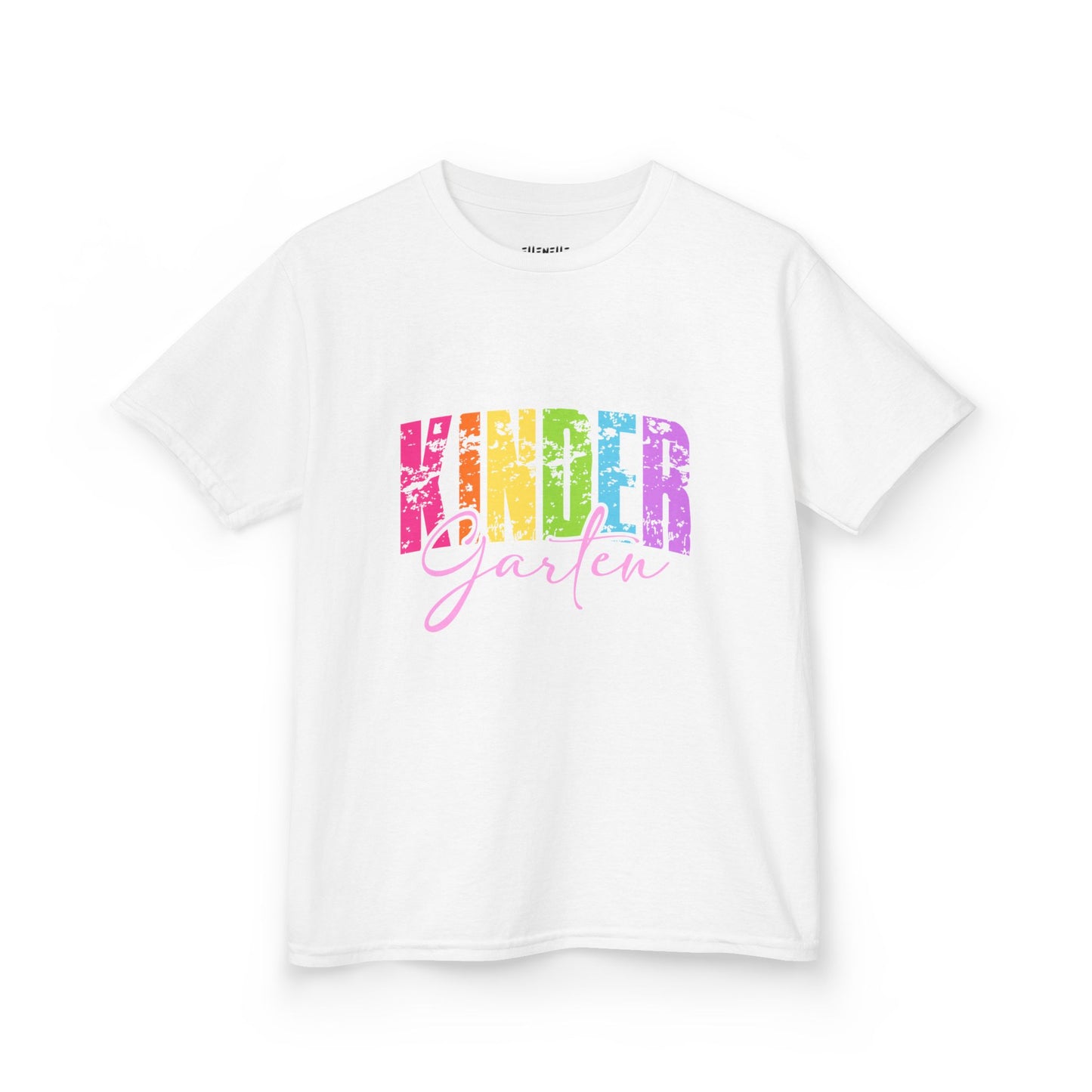 Distressed Kindergarten T‑Shirt — Bright Back-to-School Tee