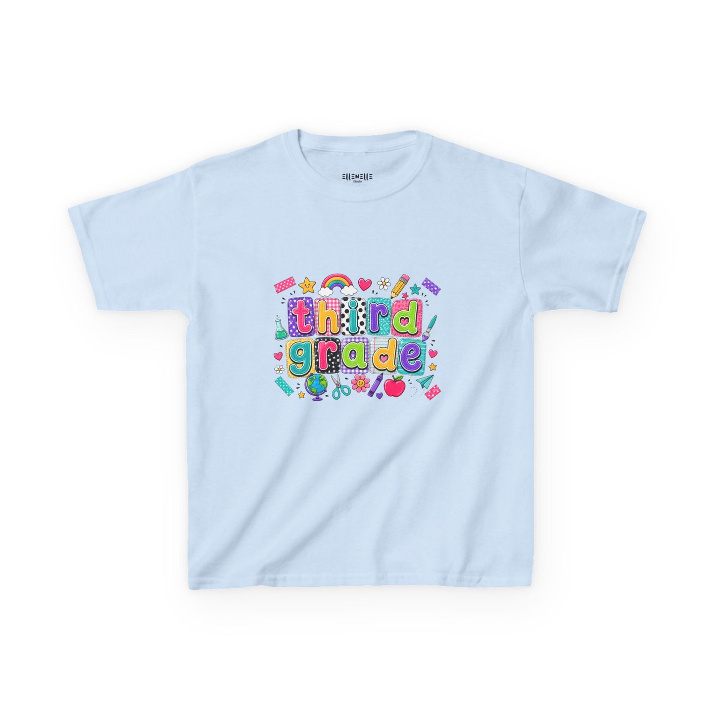 Third Grade T‑Shirt — Bright Back-to-School Tee