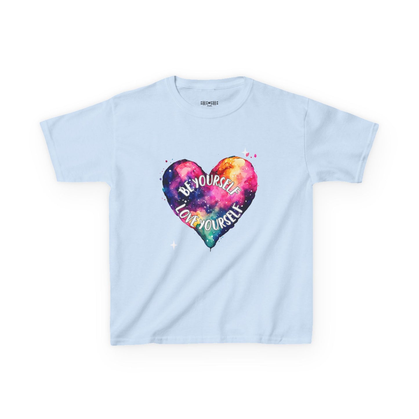Be Yourself Love Yourself Motivational Kids T-Shirt, Positive Affirmation Shirt, Gift for Children, Encouraging Apparel