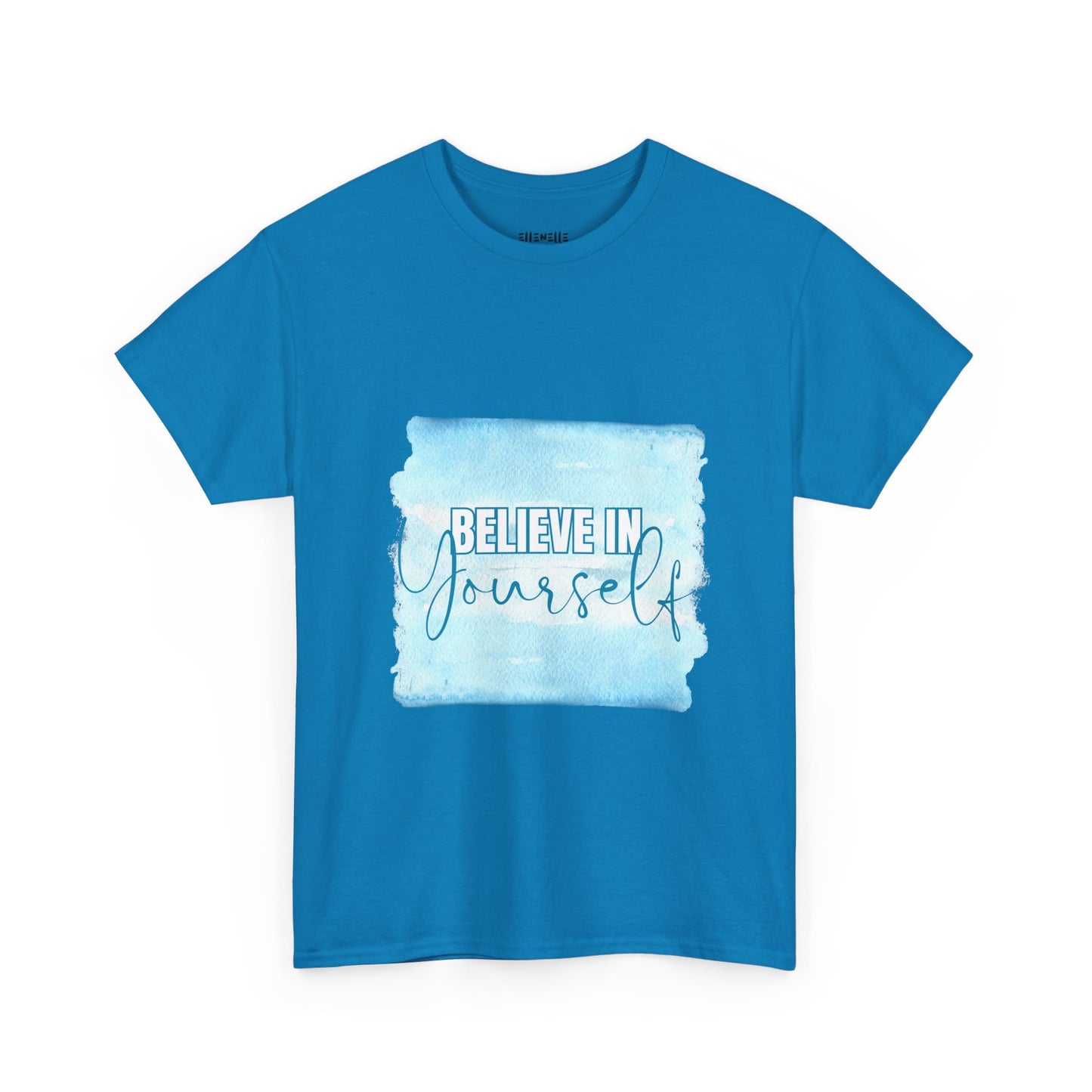 Believe in Yourself Empowering Unisex Heavy Cotton Tee, Self-Love T-Shirt, Affirmation Apparel, Gift for Friends, Motivational Clothing