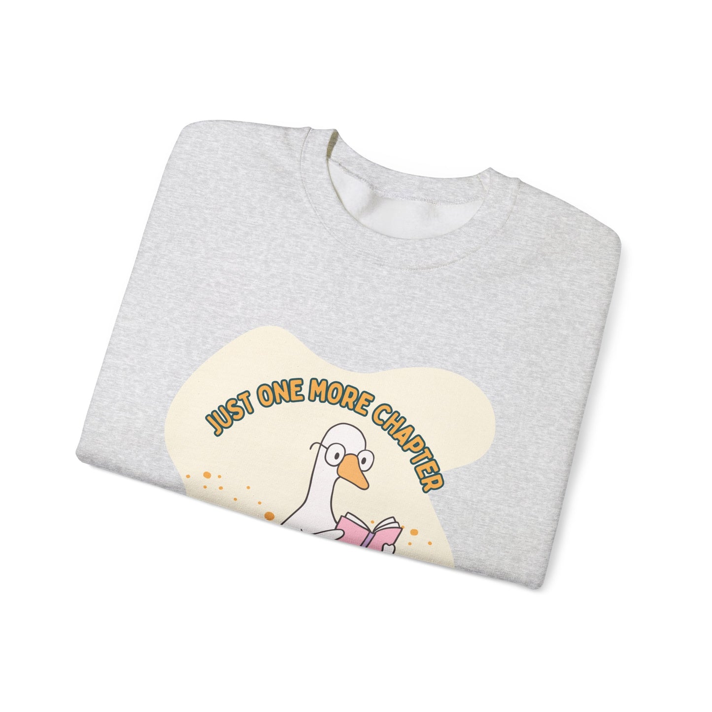 Just One More Chapter Sweatshirt, Perfect Gift for Book Lovers, Literary Apparel, Cozy Reading Gift, Cute Bookworm Crewneck