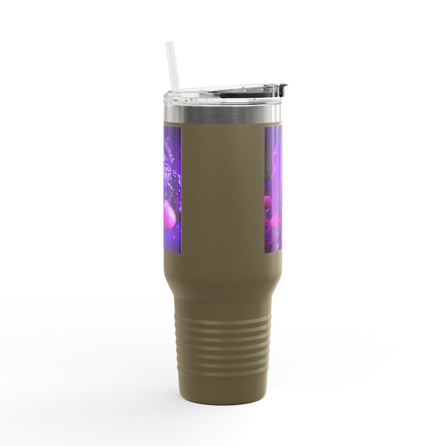 TSS Crystals Insulated Travel Mug - 40oz Crystal Design