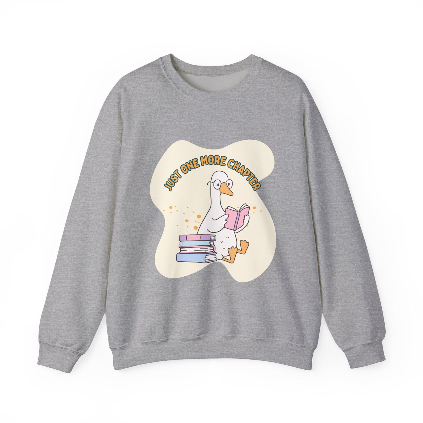 Just One More Chapter Sweatshirt, Perfect Gift for Book Lovers, Literary Apparel, Cozy Reading Gift, Cute Bookworm Crewneck