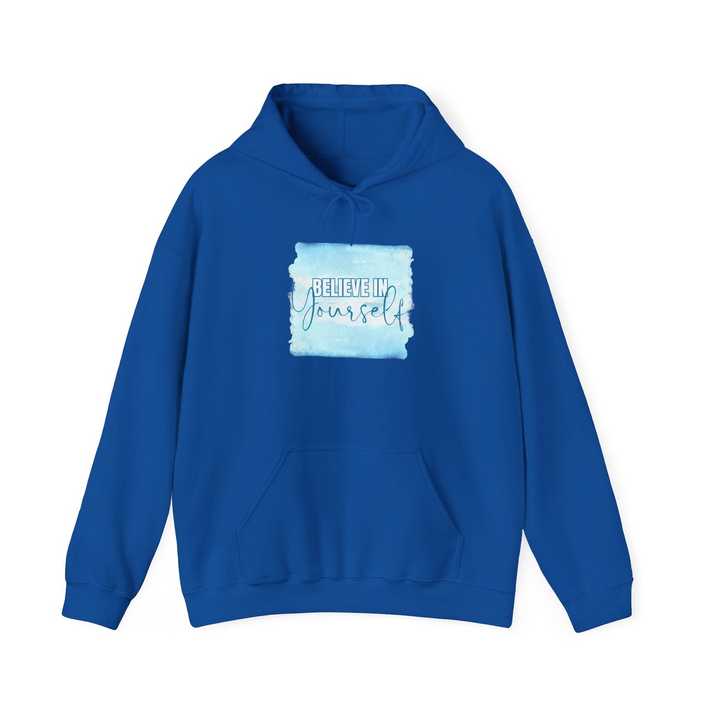 Believe in Yourself Motivational Hoodie, Unisex Sweatshirt, Casual Comfort Wear, Gift for Teens, Inspirational Clothing, Everyday Hoodie